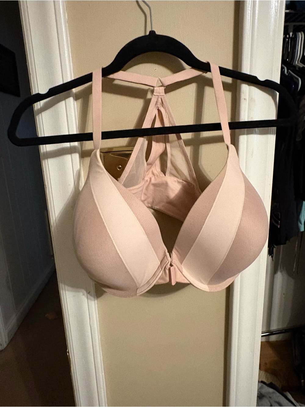 Victoria's Secret Blush Pink Padded Racerback Bra